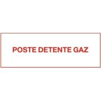 image ETIQUETTE POSTE DETENTE GAZ 200X100 10P