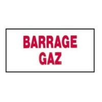 image PLAQUE RIGIDE BARRAGE GAZ 150X75